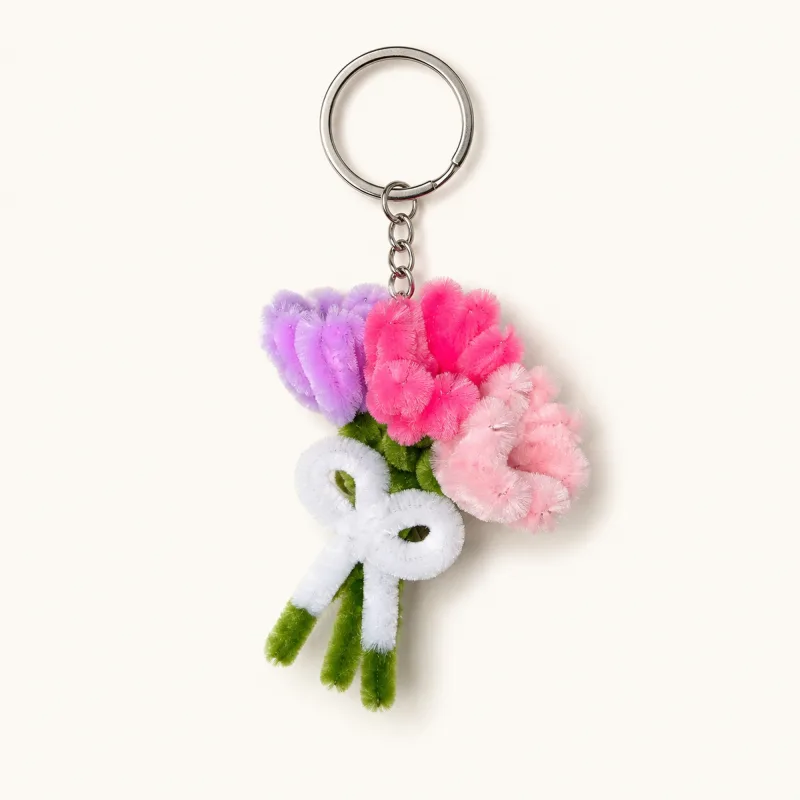 Flower Keychains — handmade everlasting flowers by LEAP